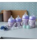 Kit biberoane nou-nascut Tommee Tippee Advanced, cu sistem de ventilatie, 0 luni +, Mov